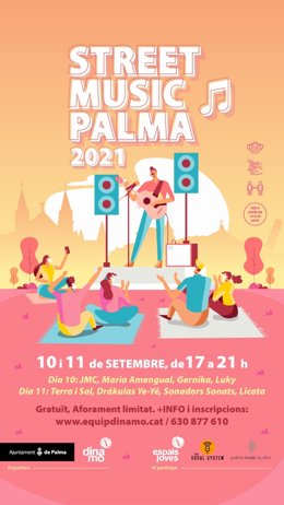 Cartel de Street Music Palma 2021