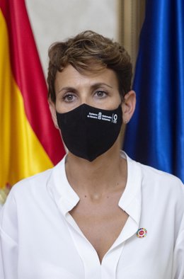 La presidenta de la Comunidad Foral de Navarra, María Chivite.