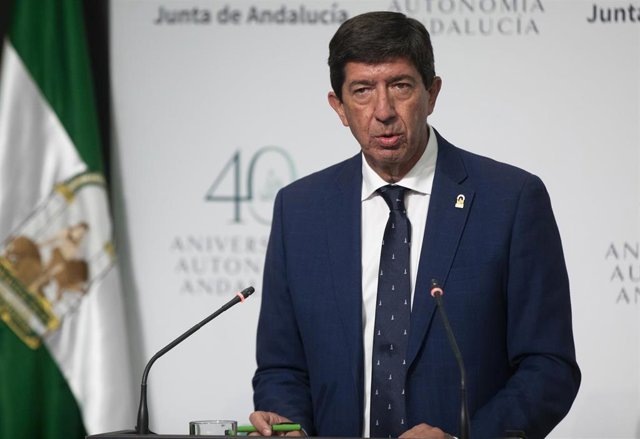 El vicepresidente de la Junta de Andalucía, Juan Marín, en una imagen de archivo.