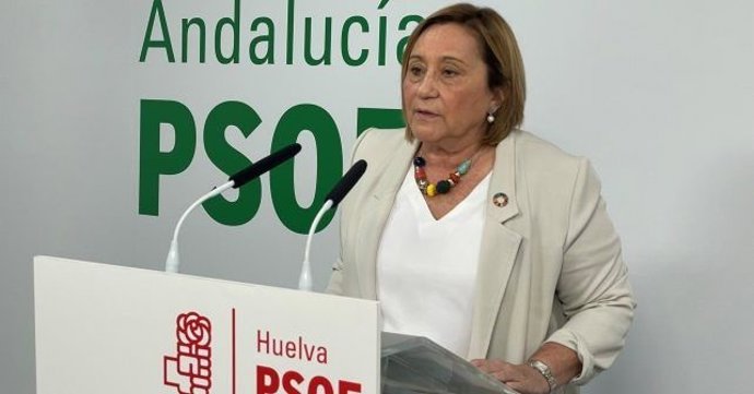 La coordinadora general del PSOE de Huelva y portavoz de Pesca en la Comisión de Agricultura, Pesca y Alimentación en el Congreso, María Luisa Faneca.