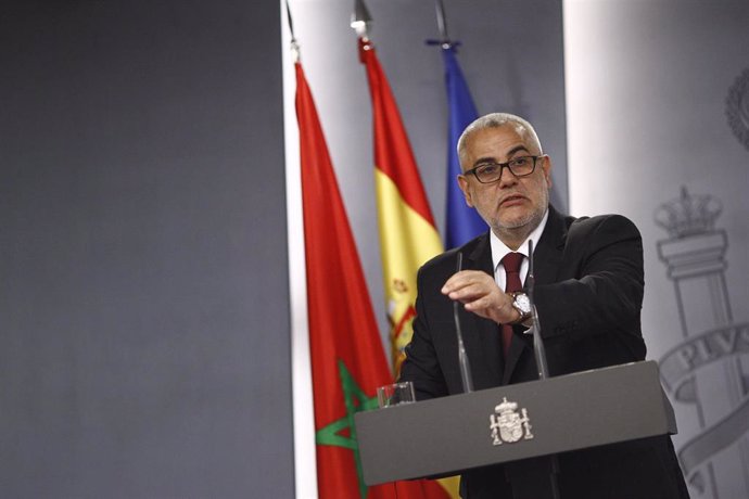 Archivo - El exprimer ministro de Marruecos, Abdelilaá Benkirane, durante una visita a España en 2015