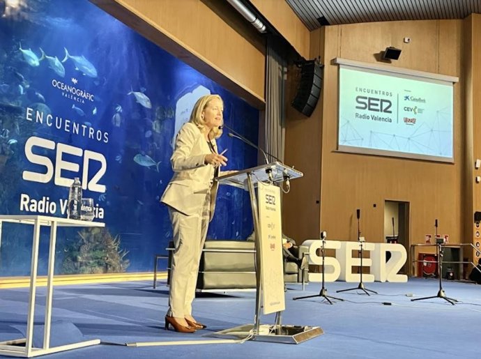 La vicepresidenta del Gobierno de España y ministra de Asuntos Económicos y Transformación Digital