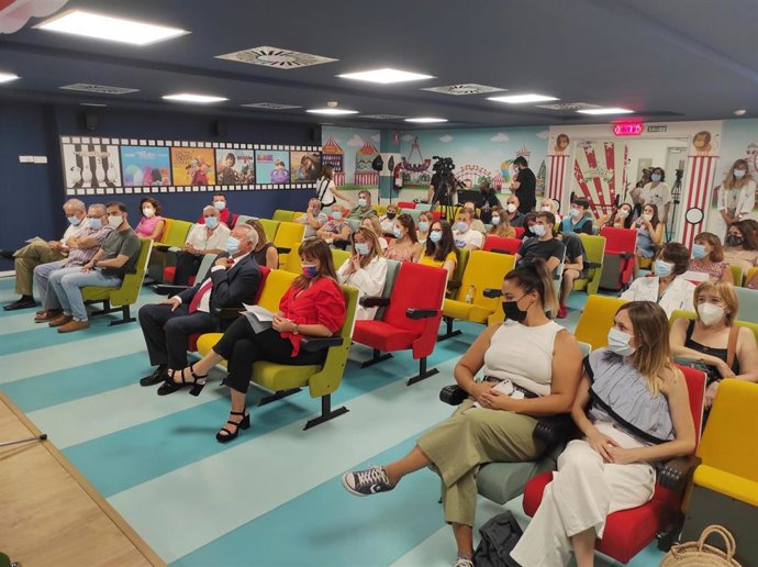 La consejera de Sanidad, Sira Repollés, en la inauguración de las jornadas 'Trastorno mental grave: prevención e intervención temprana', en el Hospital Miguel Servet de Zaragoza.