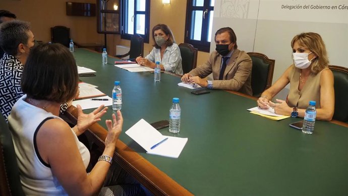 El delegado del Gobierno andaluz en Córdoba, Antonio Repullo, en la constitución de la comisión autonómica provincial para el seguimiento de las medidas frente al Covid-19 en los centros y servicios educativos.