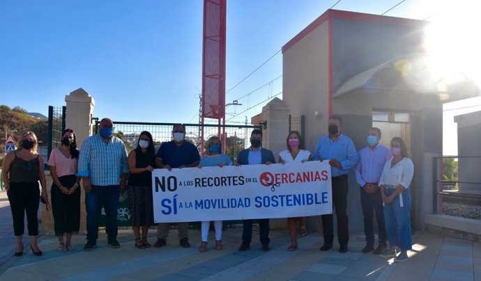 Concentración por mejoras en el Cercanías de Málaga