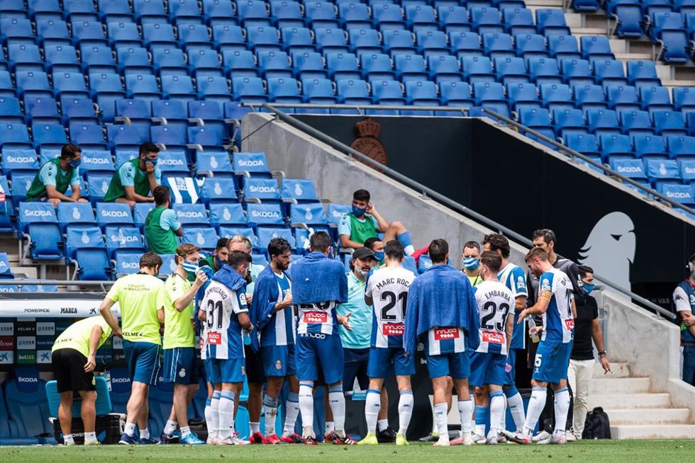 Archivo - Partido del Espanyol en su estadio 