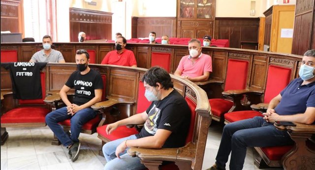 Reunión entre el Ayuntamiento de Sagunto y el Comité de Empresa de Pilkington