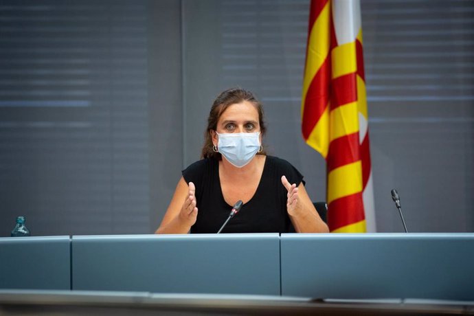 Archivo - La concejal de Salud del Ayuntamiento de Barcelona, Gemma Tarafa, ofrece una rueda de prensa para informar sobre la situación del coronavirus en Barcelona, Cataluña (España), a 13 de julio de 2020.