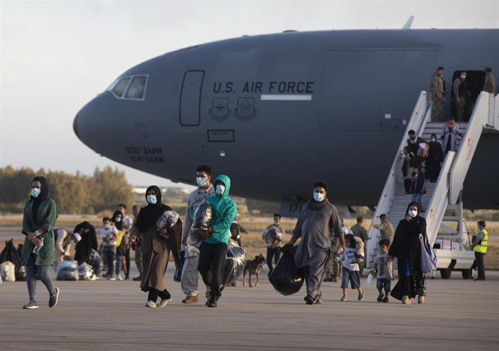 Refugiados afganos