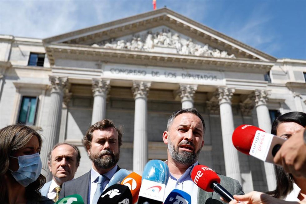 Archivo - El presidente de Vox, Santiago Abascal 
