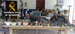 La Guardia Civil recupera más de 40 piezas de gran