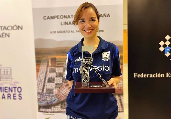 La jugadora de ajedrez Sabrina Vega, ocho veces campeona de España.