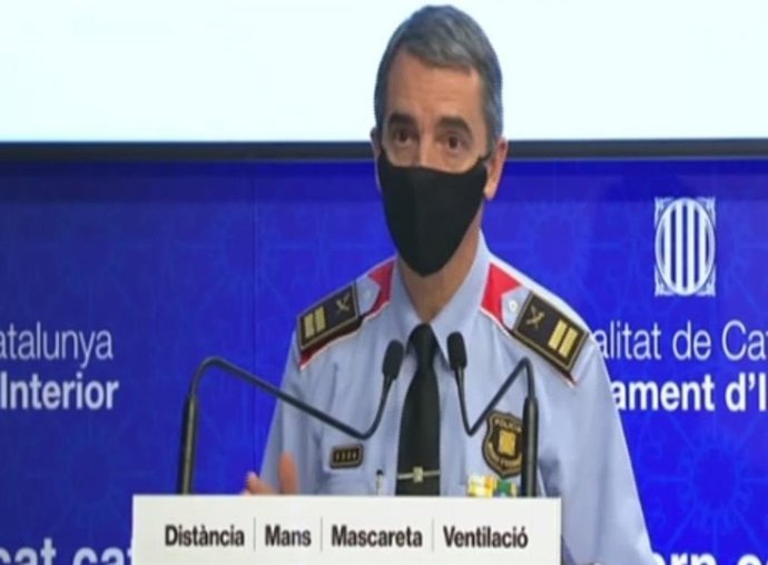 Archivo - El comisario de los Mossos d'Esquadra Joan Carles Molinero en una imagen de archivo