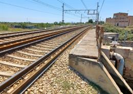 Imagen de archivo de una vía ferroviaria