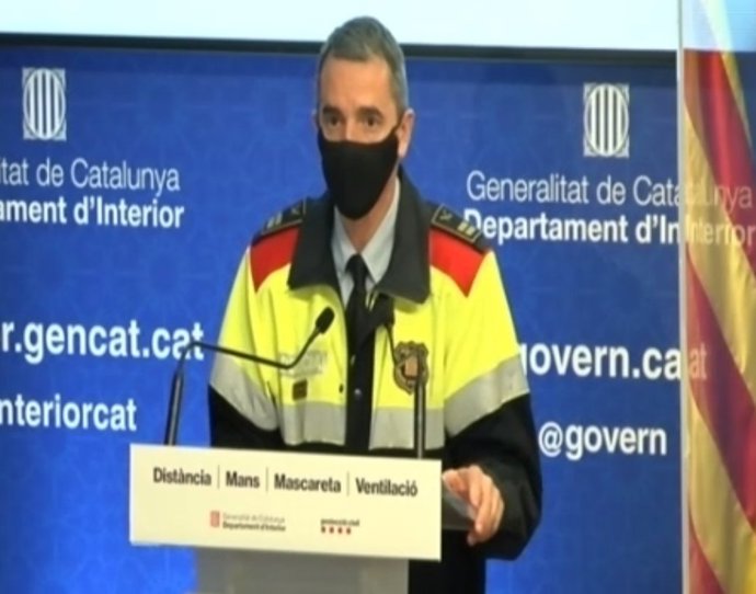 Archivo - El comisario de los Mossos d'Esquadra, Joan Carles Molinero en una imagen de archivo