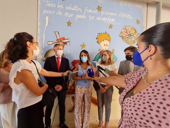 Bosquet, en declaraciones a los periodistas en Almería