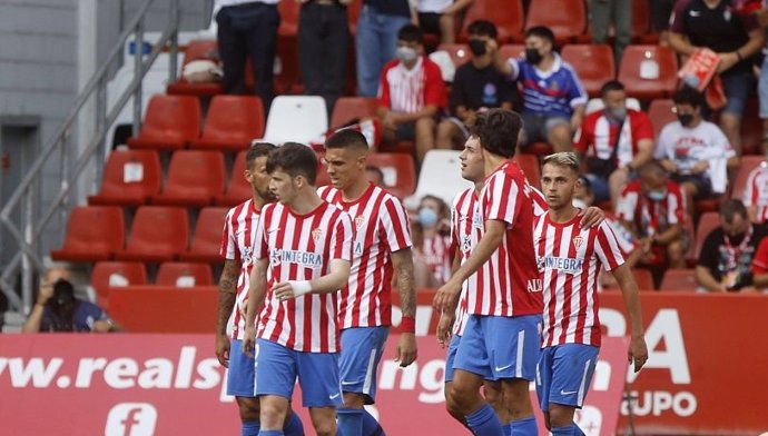 Jugadores del Real Sporting de Gijón