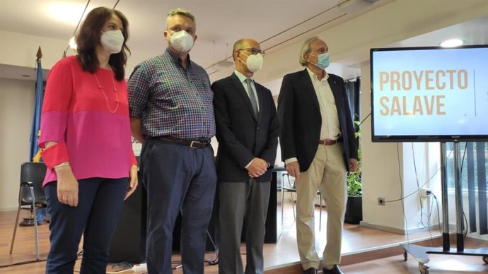 Almudena Ordóñez, Rodrigo Álvarez, Juan José Fernández y José manuel Domínguez
