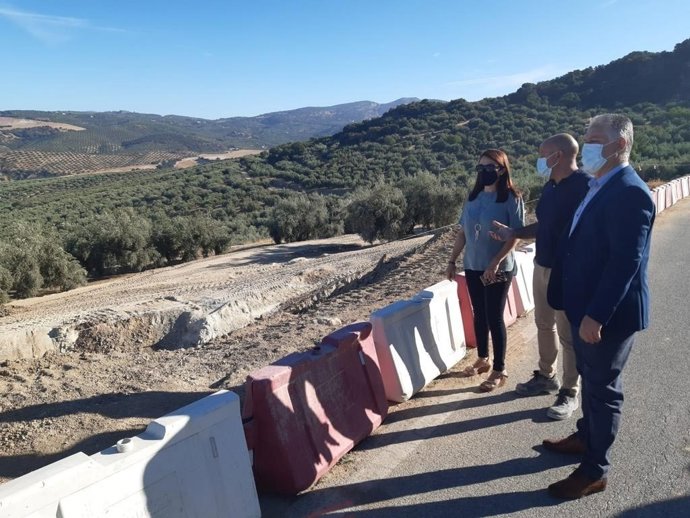 Obras para la construcción de la variante de Zagra