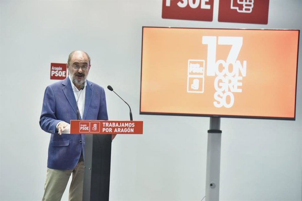 El presidente del Gobierno de Aragón, Javier Lambán.