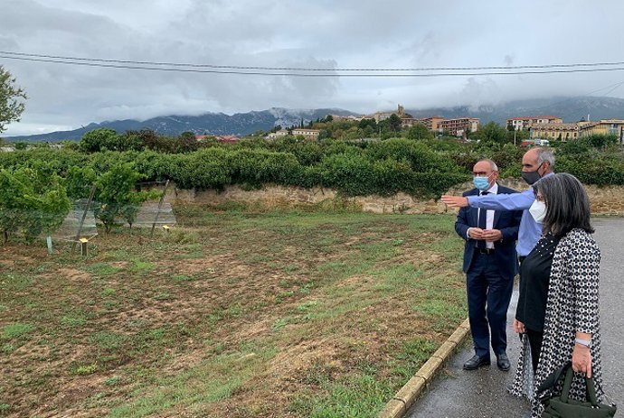 González, en su visita de este viernes a Laguardia