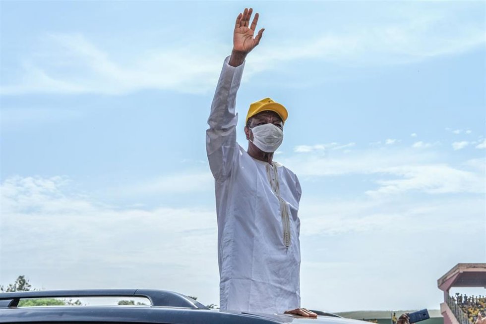 Alpha Condé, presidente de Guinea