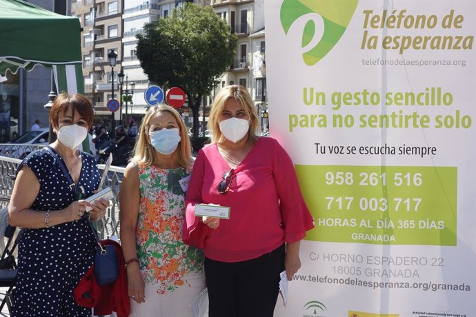 Acto del Ayuntamiento y el Teléfono de la Esperanza en el Día para la Prevención del Suicidio