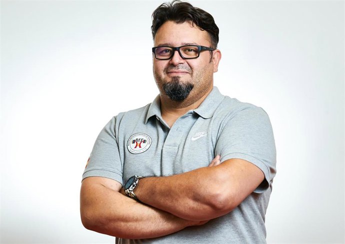 Víctor Galván, seleccionador español de halterofilia