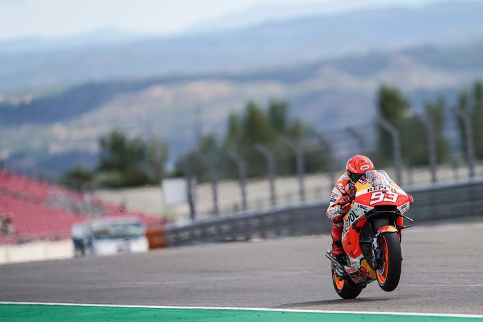 El piloto español de MotoGP Marc Márquez