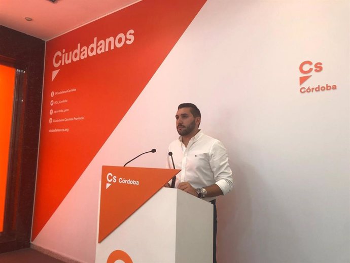 El portavoz de Cs en la Diputación de Córdoba, Miguel Castellano.