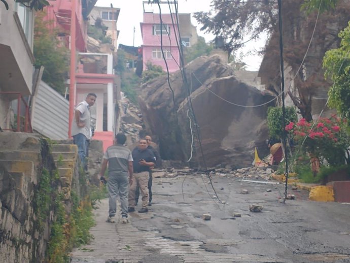 Derrumbe del Cerro del Chiquihuite
