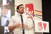 Garzón pide forjar un proyecto de izquierdas "atractivo" que sume a mucha gente, con Díaz como "mejor activo"