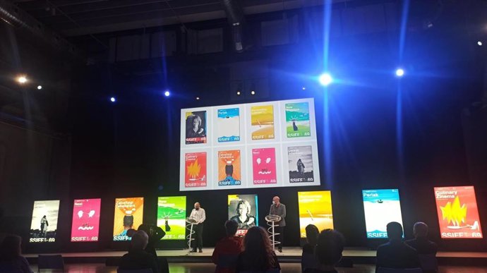 Archivo - Presentación de los carteles del 69 Festival de Cine de San Sebastián.