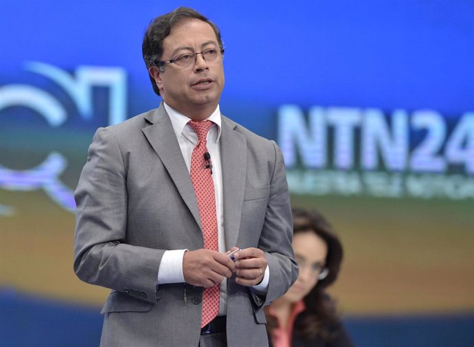 El precandidato a la Presidencia de Colombia Gustavo Petro