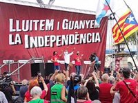 Paluzie (ANC) a Aragonès: "Presidente, haga la independencia"