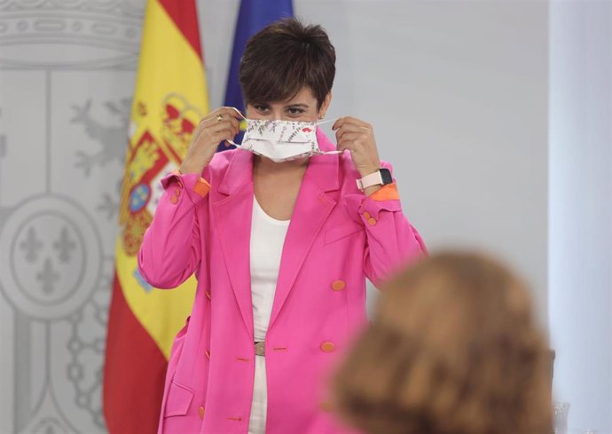 La ministra Portavoz, Isabel Rodríguez