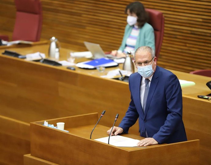 El diputado del grupo parlamentario Ciudadanos (Cs) en Les Corts Valencianes, Luis Arquillos