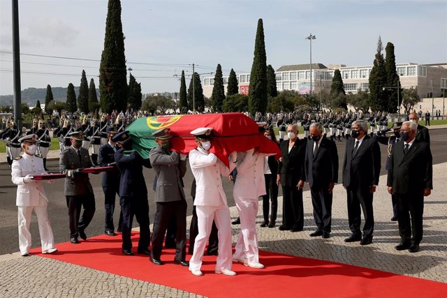 Funeral del expresidente portugués Jorge Sampaio en Lisboa