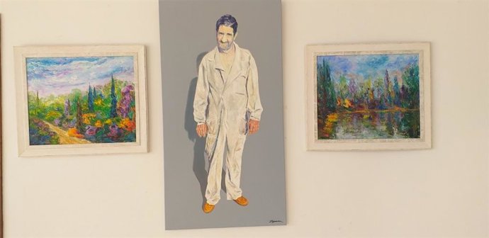 Mario Sáinz 'Zíjara' expone en el Centro Cultural y de Congresos Guadalupe la muestra de pintura "Paisajes y Gentes de mi Pueblo".