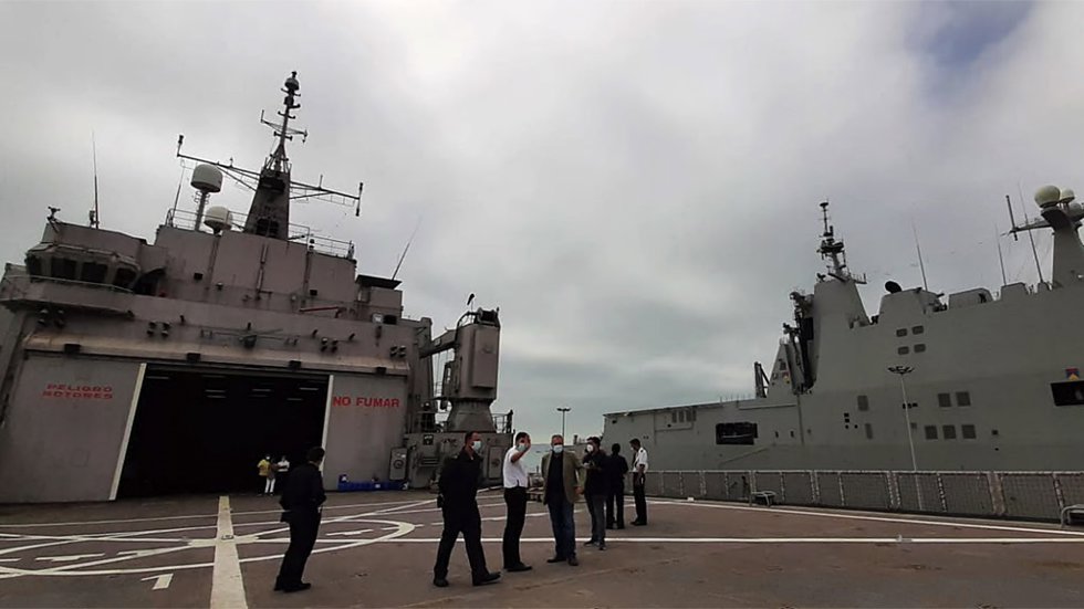 Canal Sur TV emitirá sus informativos este lunes desde la base naval de Rota (Cádiz)