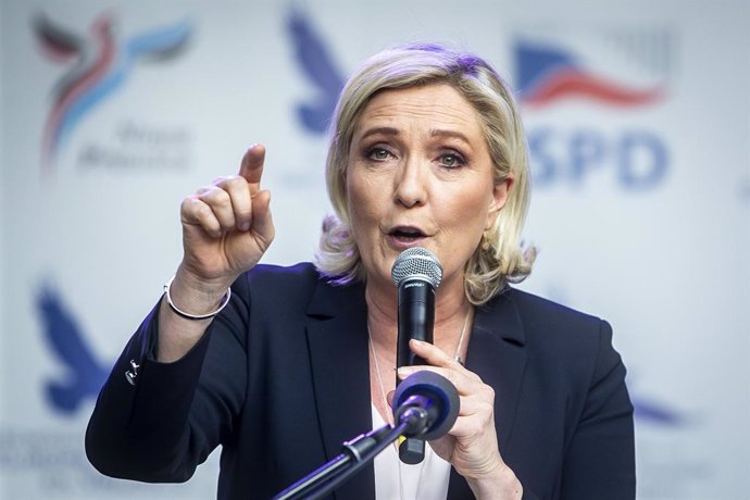 Archivo - La líder ultraderechista francesa, Marine Le Pen