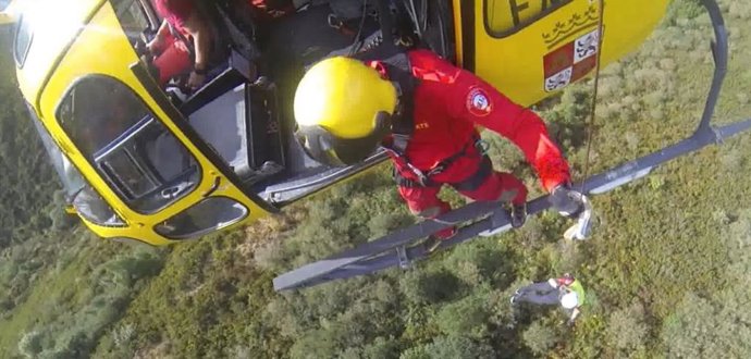 Imagen de un rescate.