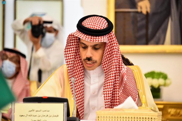 Archivo - El ministro de Asuntos Exteriores saudí, Faisal bin Farhan