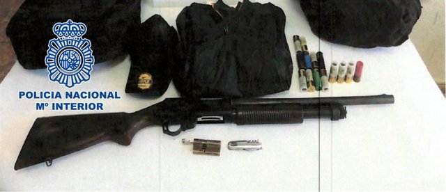 Escopeta intervenida en Almería