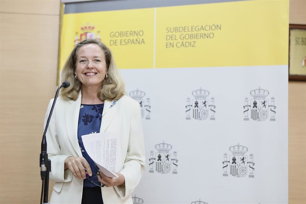 La vicepresidenta primera y ministra de Asuntos Económicos y para la Transformación Digital, Nadia Calviño