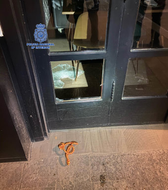 Imagen de los daños provocados