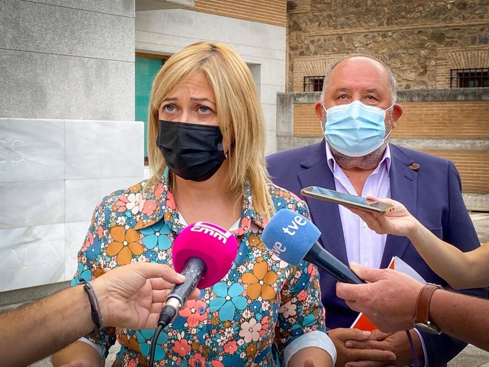 La presidenta del Grupo Parlamentario Ciudadanos en las Cortes de Castilla-La Mancha, Carmen Picazo.