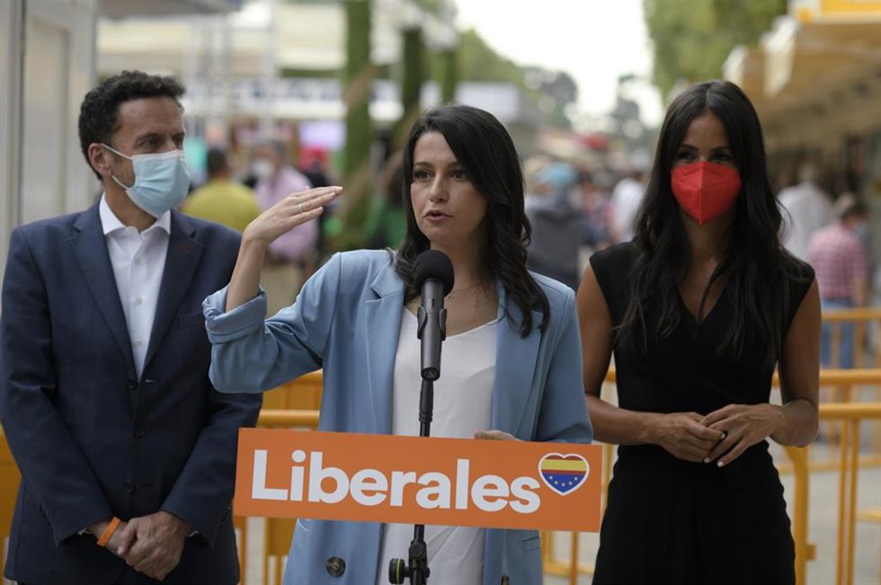 La presidenta de Ciudadanos, Inés Arrimadas.