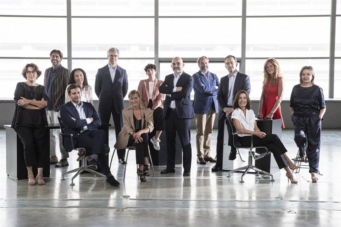 Archivo - Los miembros del comité de dirección de PRISA Media y los directores de medios del grupo