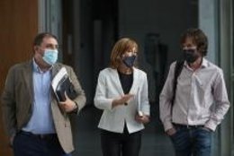 Reunión de la Mesa y Junta de Portavoces del Parlamento foral.